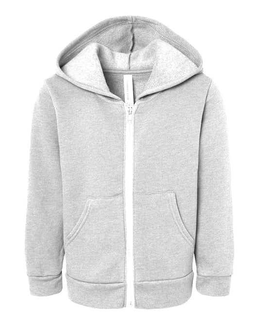 BELLA + CANVAS - Toddler Sponge Fleece Full-Zip Hoodie - 3739T