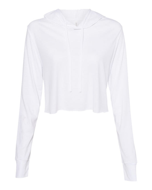 BELLA + CANVAS - Women’s Triblend Crop Long Sleeve Hoodie - 8512